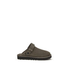 Brown Calf Leather Bos Taurus Mules