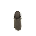 Brown Calf Leather Bos Taurus Mules