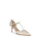 Black Calf Leather Bos Taurus High Heel Pumps