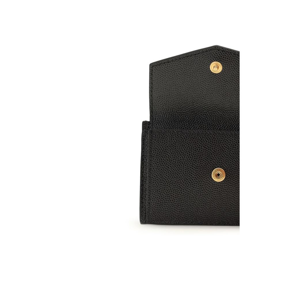 Portefeuille en cuir de veau noir Bos Taurus