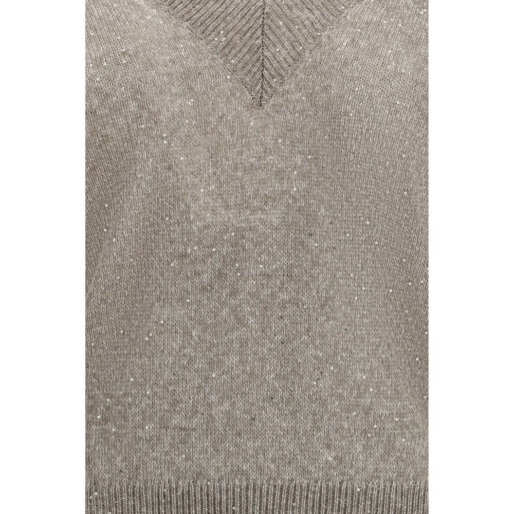 Brown Linen Sportswear