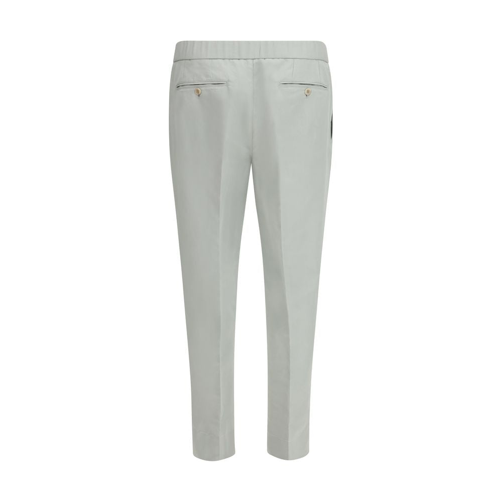 White Linen Casual Pants