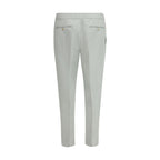 White Linen Casual Pants