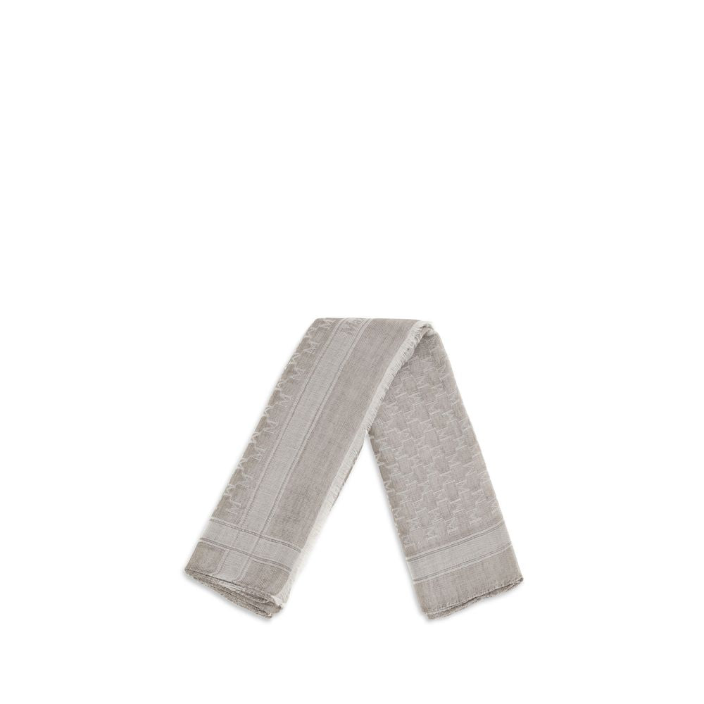 Beige Wool Scarf