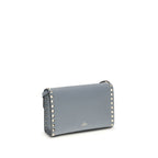 Blue Calf Leather Bos Taurus Shoulder Bag