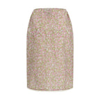 Multicolor Nylon Midi Skirt
