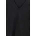Black Cotton Long Sleeve T-Shirt