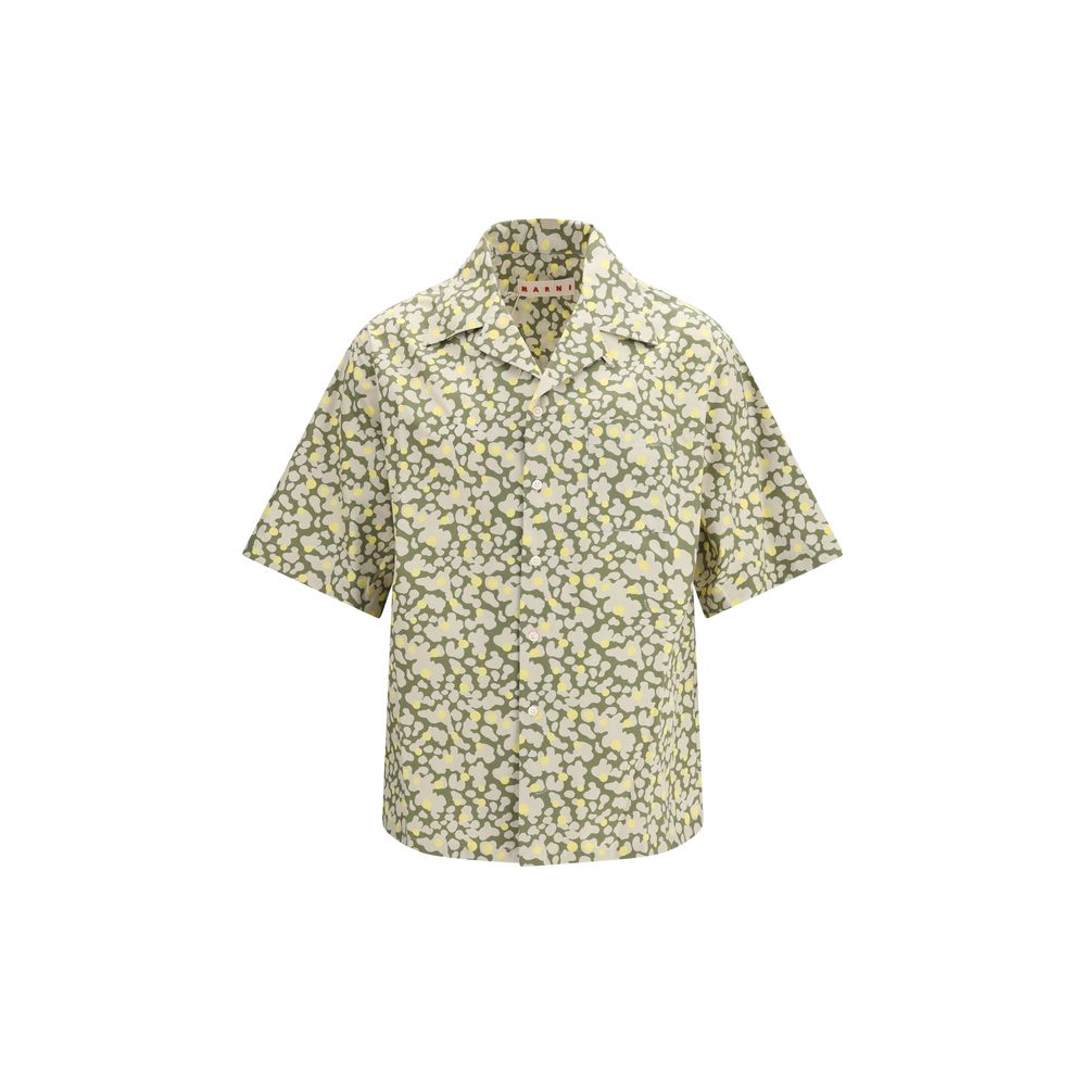 Bicolor Cotton Pattern Shirt
