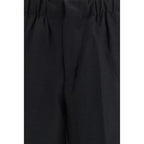 Black Viscose Casual Pants