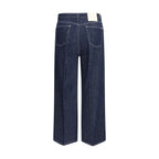 Blue Cotton Jeans Denim