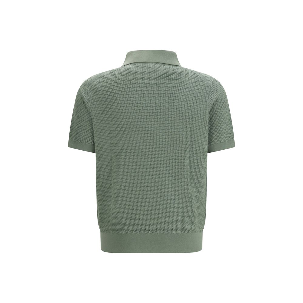 Bicolor Cotton Polo Shirt