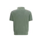 Bicolor Cotton Polo Shirt
