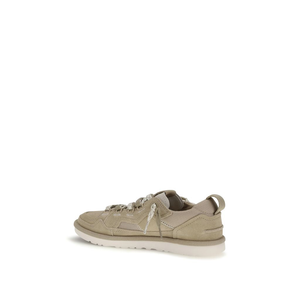Beige Calf Leather Bos Taurus Sneakers