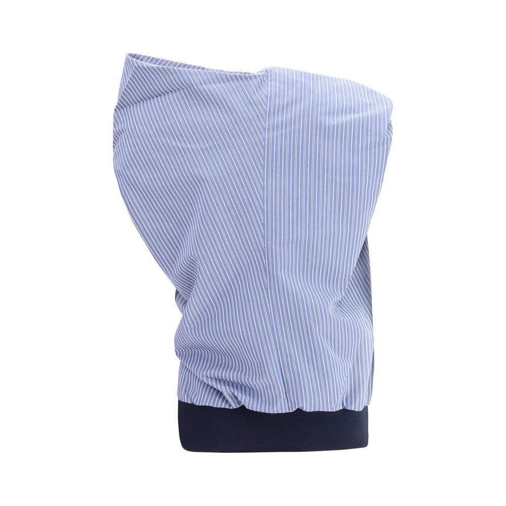 Blue Polyester Pattern Shirt