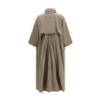 Bicolor Polyamide Trench Coat