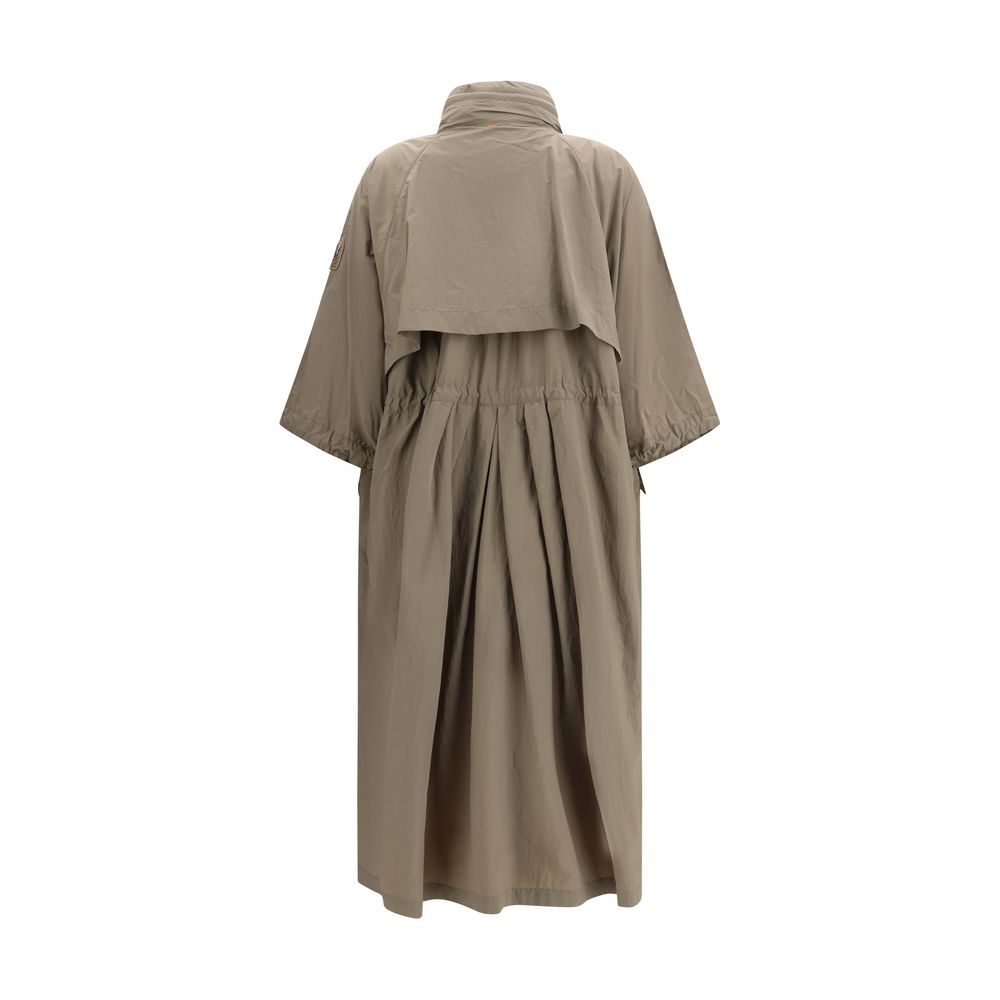 Bicolor Polyamide Trench Coat