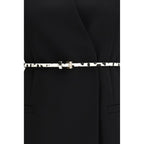 Black Triacetate Coat