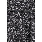 Black Silk Casual Dress