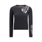 Black Silk Sweatshirt
