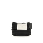 Black Polyester Thin Belt