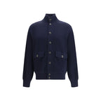 Blue Cotton Sweatshirt