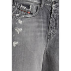 Gray Cotton Bermuda Shorts