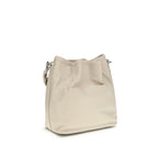 Beige Calf Leather Bos Taurus Backet Bag