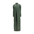 Bicolor Silk Casual Dress