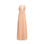 Multicolor Silk Casual Dress
