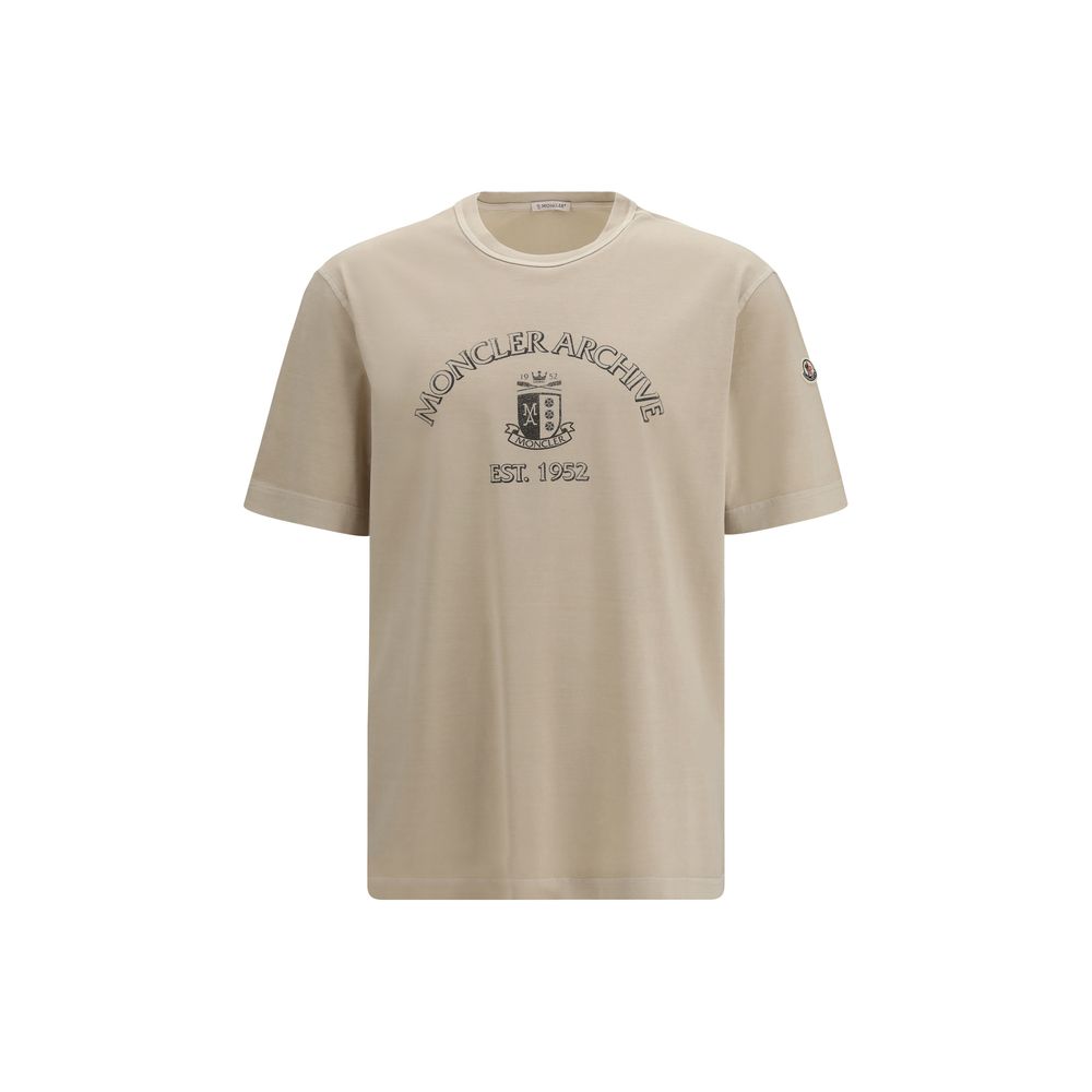 Beige Cotton T-Shirt