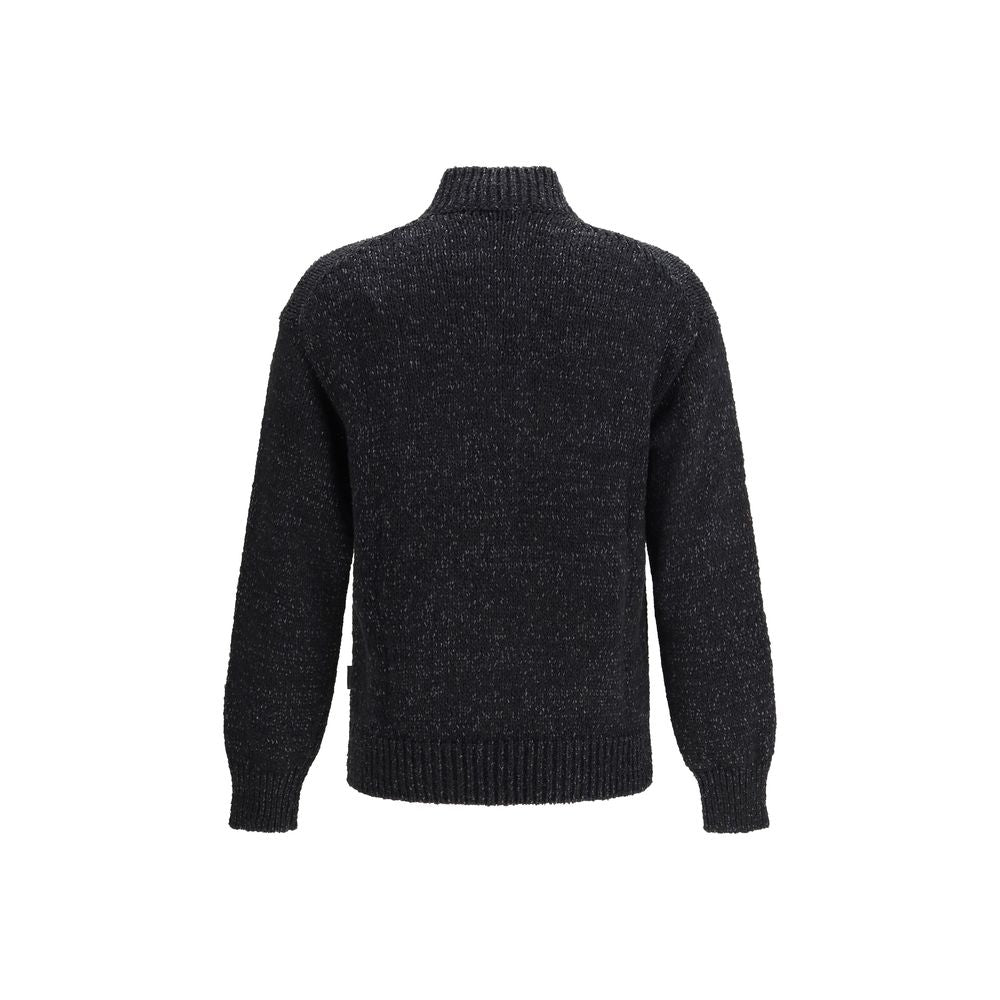 Black Cotton Sweatshirt