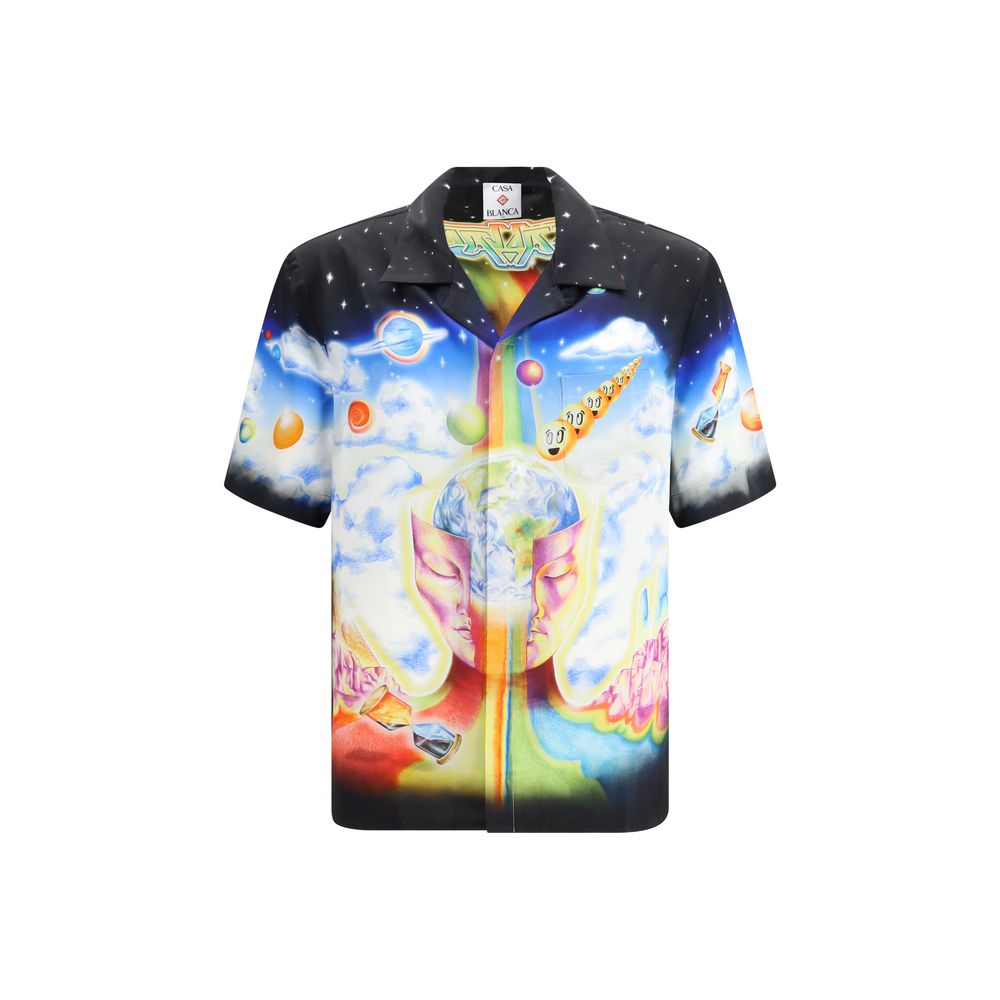 Multicolor Silk Pattern Shirt