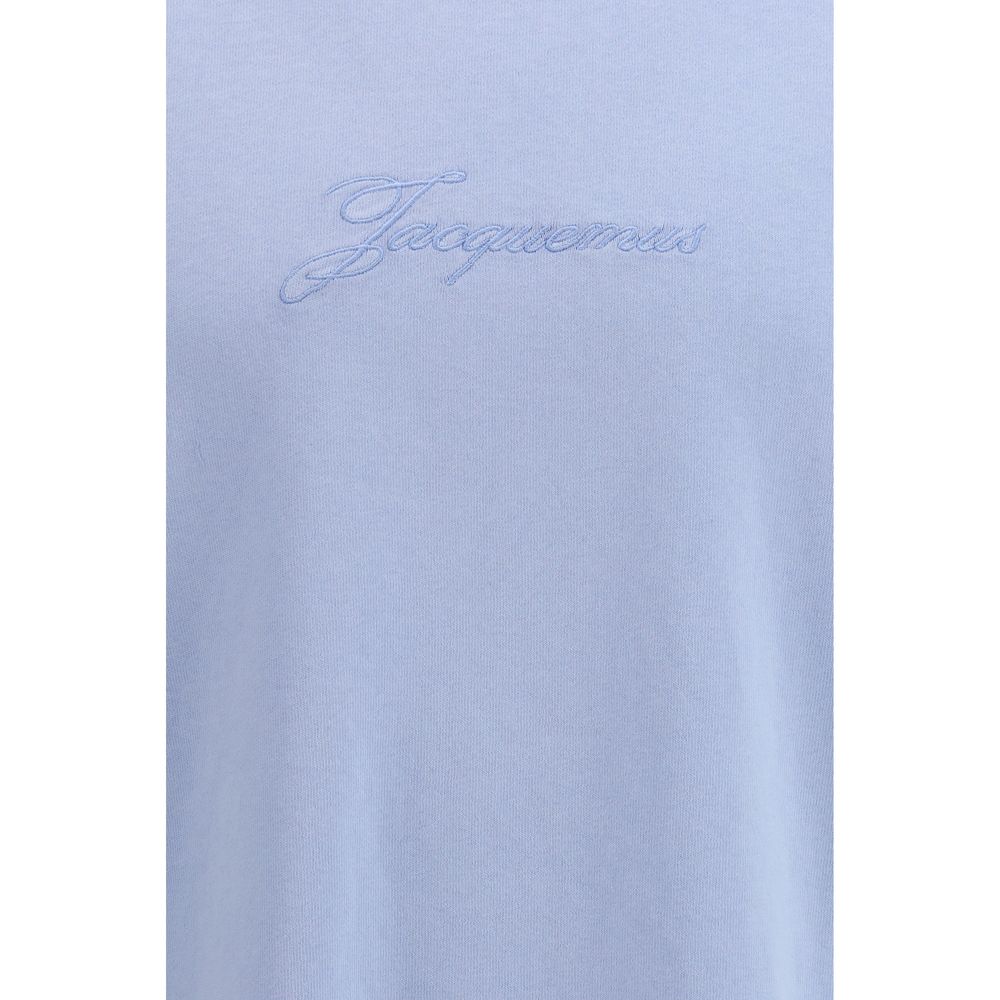 Blue Cotton Sleeveles T-Shirt