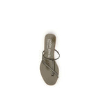 Brown Calf Leather Bos Taurus Flat Sandals