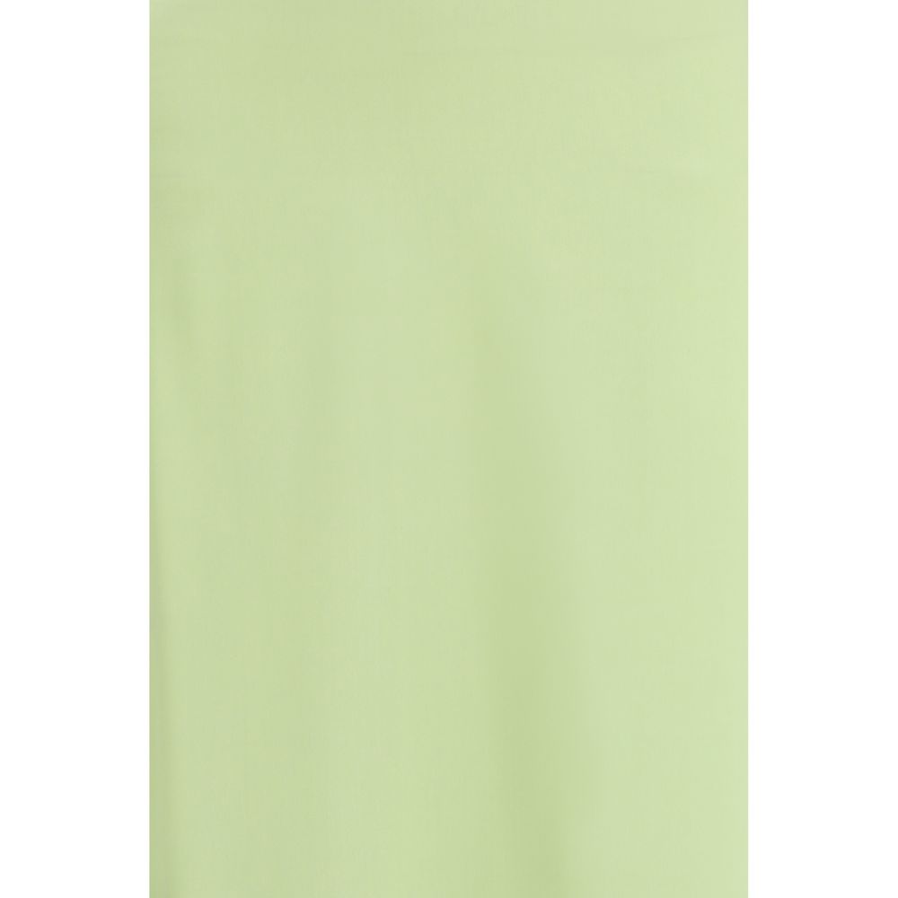 Bicolor Silk Long Skirt