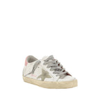 White Calf Leather Bos Taurus Sneakers