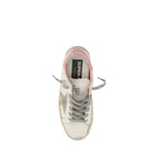 White Calf Leather Bos Taurus Sneakers