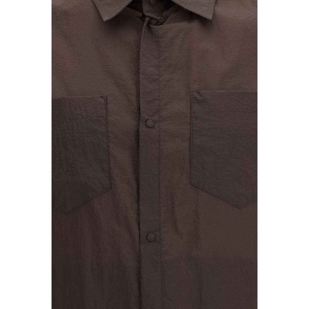 Brown Polyamide Shirt