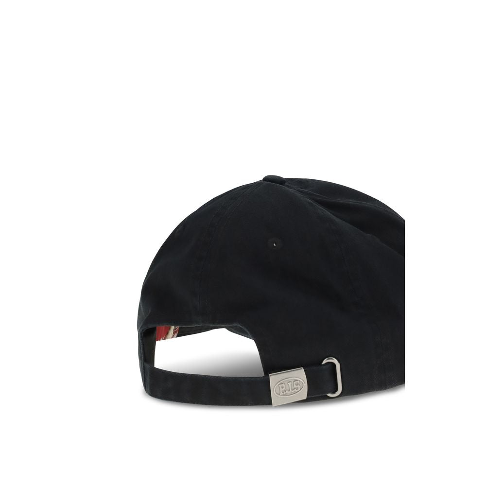 Black Cotton Cap (Baseball Hat)