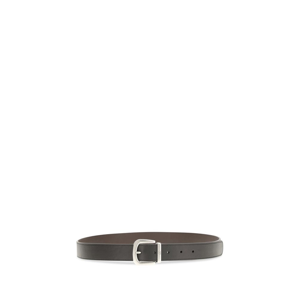 Black Calf Leather Bos Taurus Regular Belt