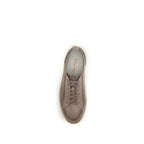 Beige Calf Leather Bos Taurus Low Top Sneakers
