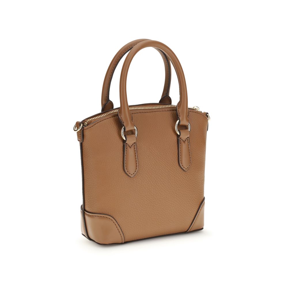 Beige Calf Leather Bos Taurus Handbag