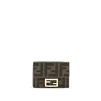 Brown Fabric Wallet