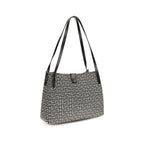 Black Cotton Shoulder Bag