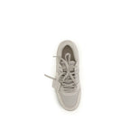 Beige Calf Leather Bos Taurus Low Top Sneakers
