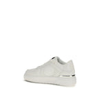 White Calf Leather Bos Taurus Athletic Sneakers