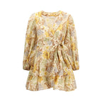 Bicolor Cotton Casual Dress