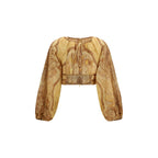 Bicolor Cotton Blouse