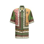 Multicolor Viscose Pattern Shirt