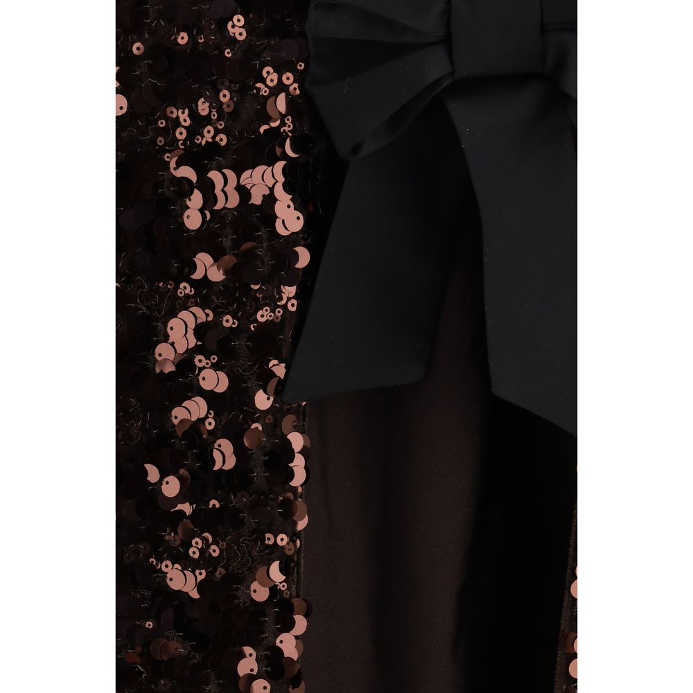 Brown Polyester Blouse